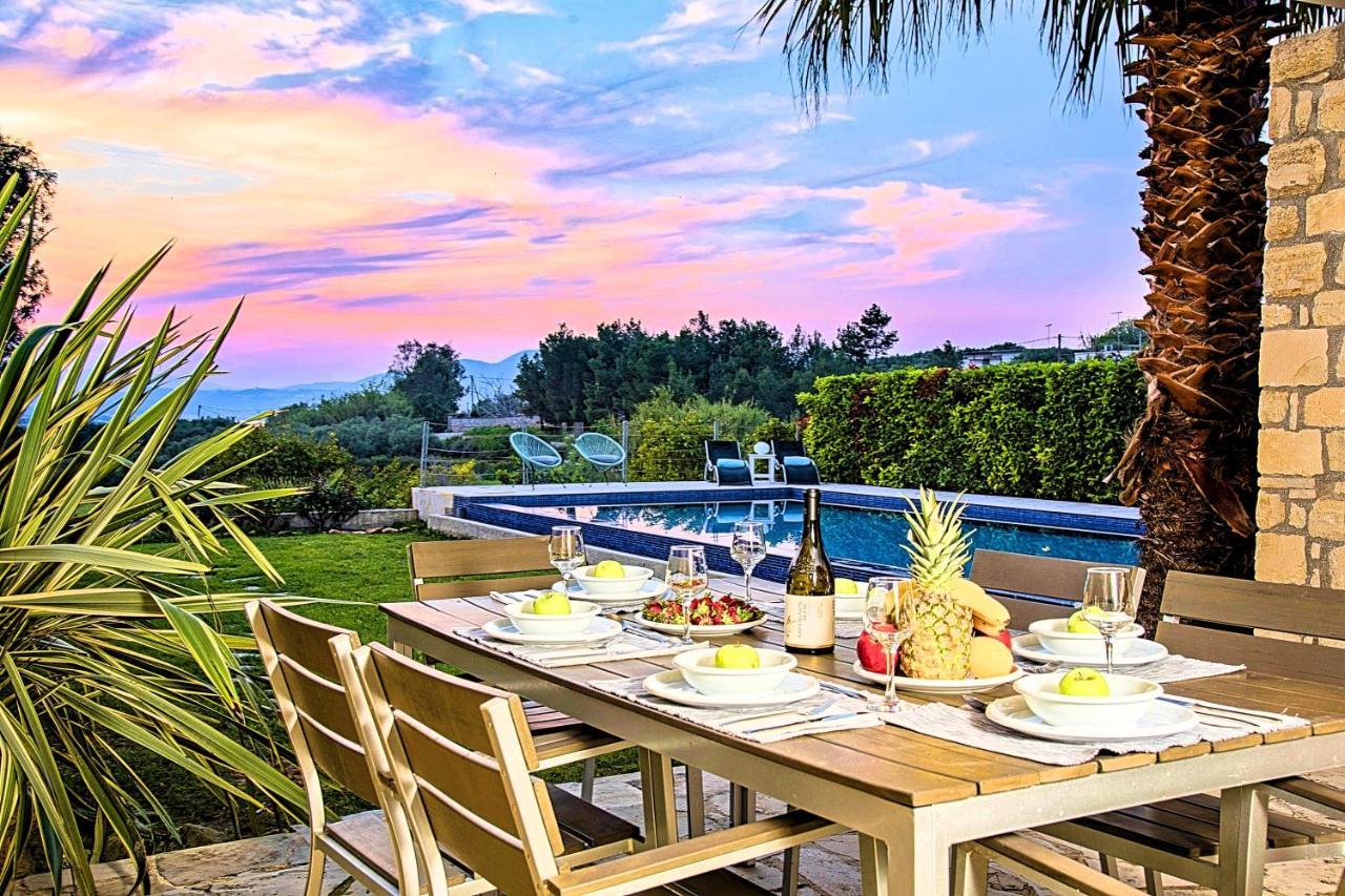 Cretan Mansion With Heated Swimming Pool Villa Georgioupoli Exterior photo